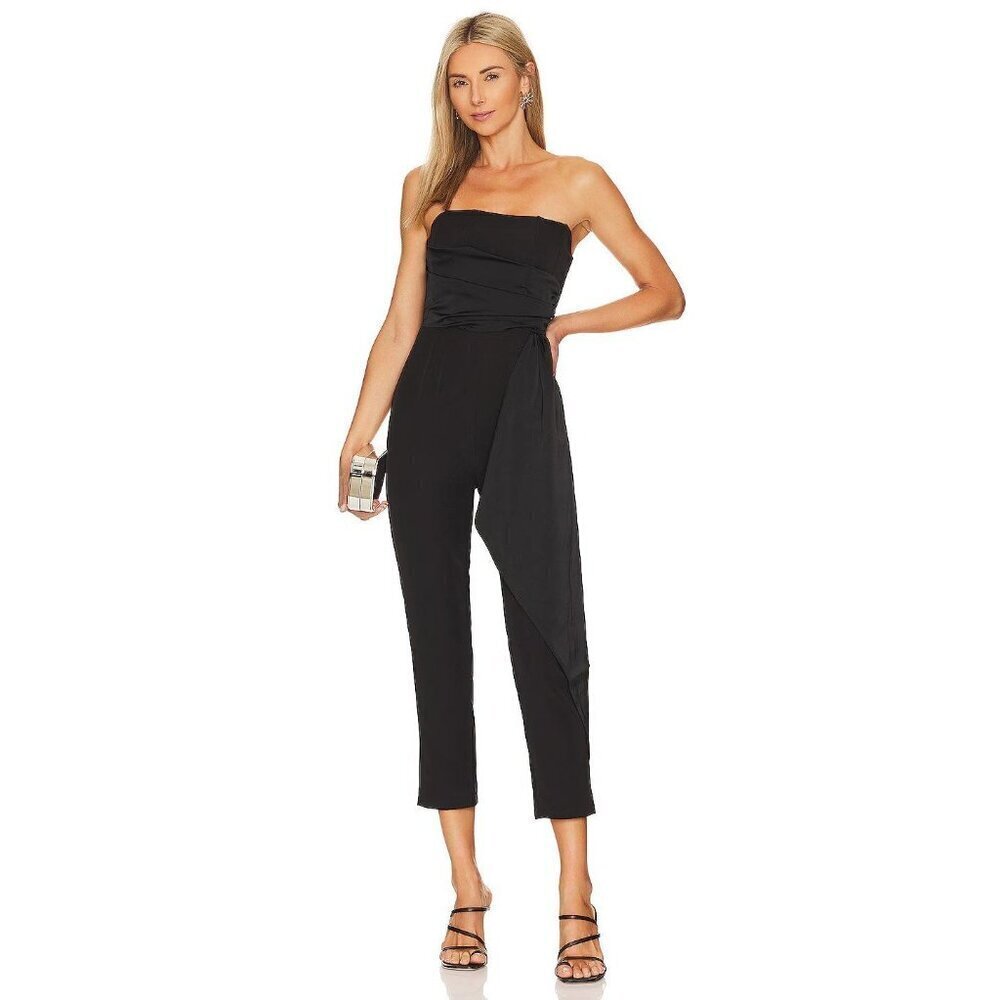 Steve Madden Harlen Jumpsuit in Black Small Womens Dressy Cocktail outfit